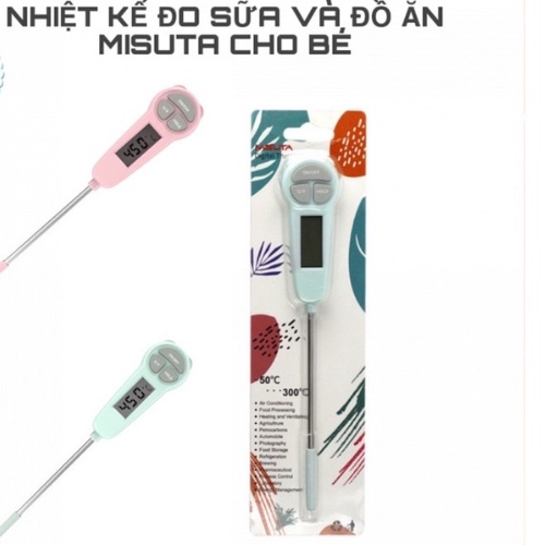 Nhiệt kế đo nước pha sữa, đo nhiệt độ nước, thức ăn Misuta, nhanh chóng, chính xác, an toàn