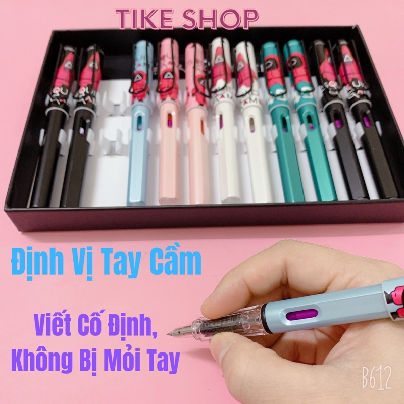 Bút Mực XOÁ ĐƯỢC, Bút Công Chúa Đáng Yêu Siêu Hot Kèm Ống Mực, Tặng 1 bút chì gỗ Staedtler Đức 2B