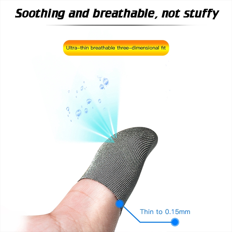 Cặp vải bọc ngón tay chống đổ mồ hôi dùng cho chơi game tiện dụng | BigBuy360 - bigbuy360.vn