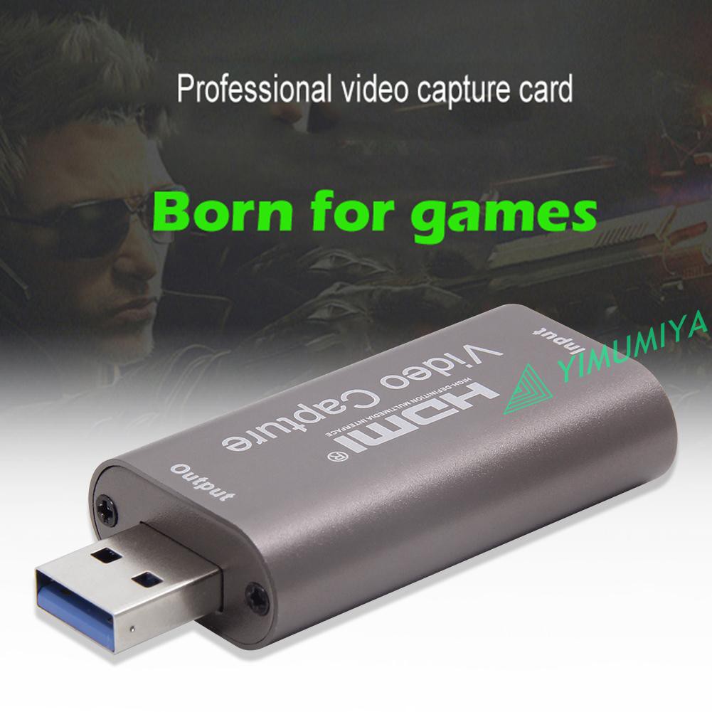Hộp Thu Hình Ảnh Mini Usb 3.0 Hdmi-Compatible Cho Game Dvd Camera Live
