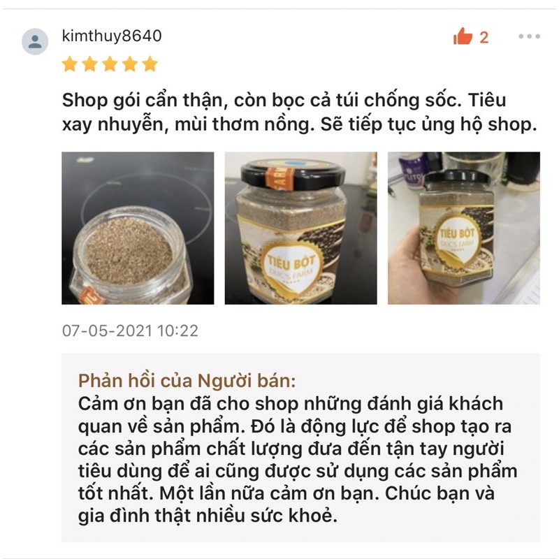 🌿FREESHIP🌿 [Hạt tiêu] Bột hạt tiêu hữu cơ nguyên chất 100% - Sản phẩm từ tấm lòng người dân Tây Nguyên | BigBuy360 - bigbuy360.vn