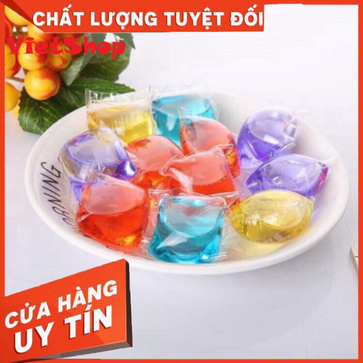 💕Bán Giá Sỉ💕 Hộp 30 Viên Xả Quần Áo Hàng Nội Địa Trung, Siêu Sạch, Loại Bỏ Tất Cả Các Vết Bẩn Kho Tan - VietShop