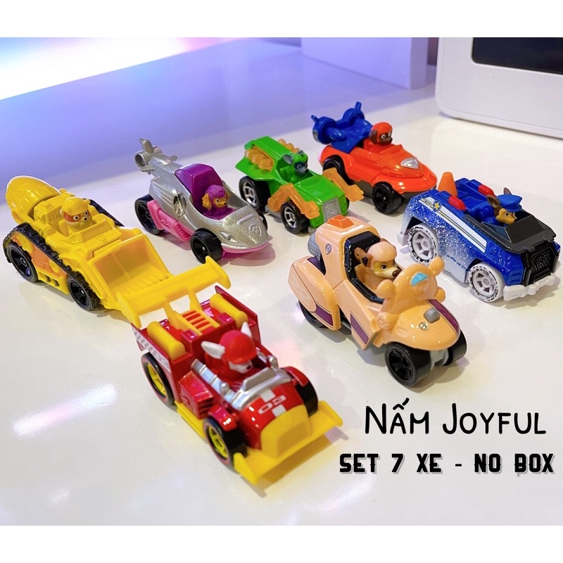 [HÀNG CHÍNH HÃNG LOẠI ĐẸP] Mô hình 6 xe chú chó cứu hộ Paw Patrol