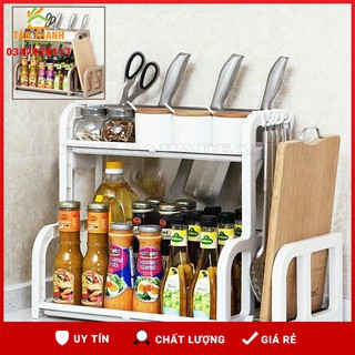 Kệ Đựng Gia Vị Nhà Bếp,Thông Minh Có Khay Để Thớt, Để Dao