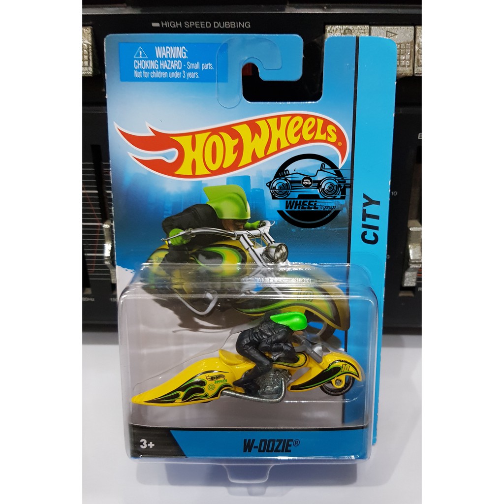 Xe mô hình đồ chơi Hotwheels 1:64 - MOTOR CYCLE WITH FIGURE - W-oozie