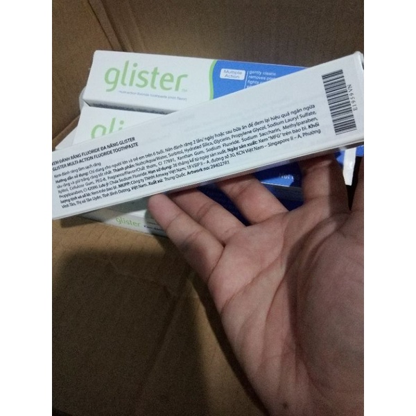 Kem đánh răng Fluoride đa năng Gliste-r 65g