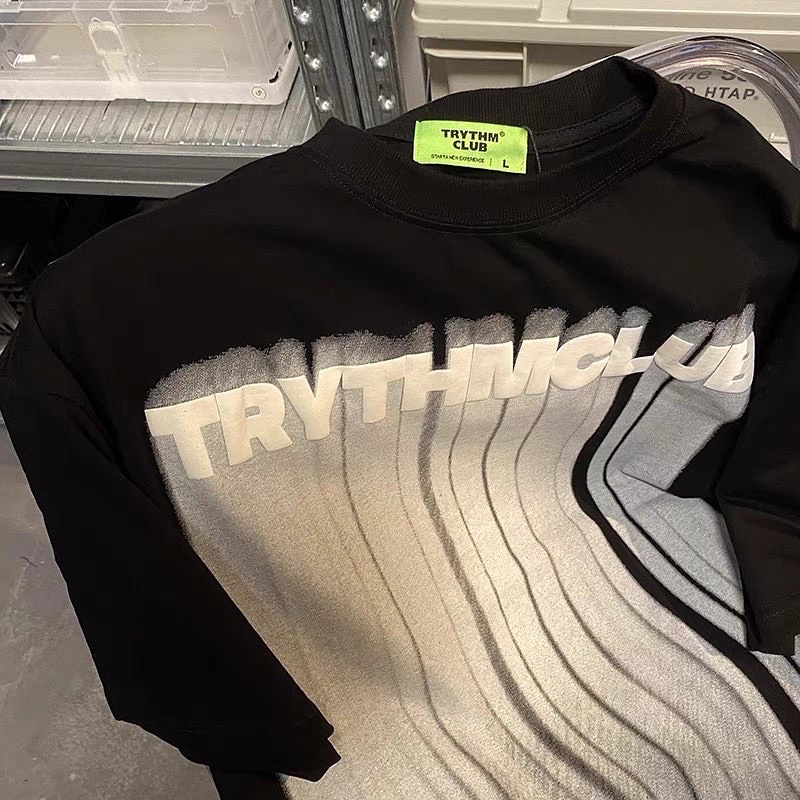 Áo thun chính hãng tay lỡ form Oversize chất cotton phong cách đường phố Hot trend - TRYCLUB tee