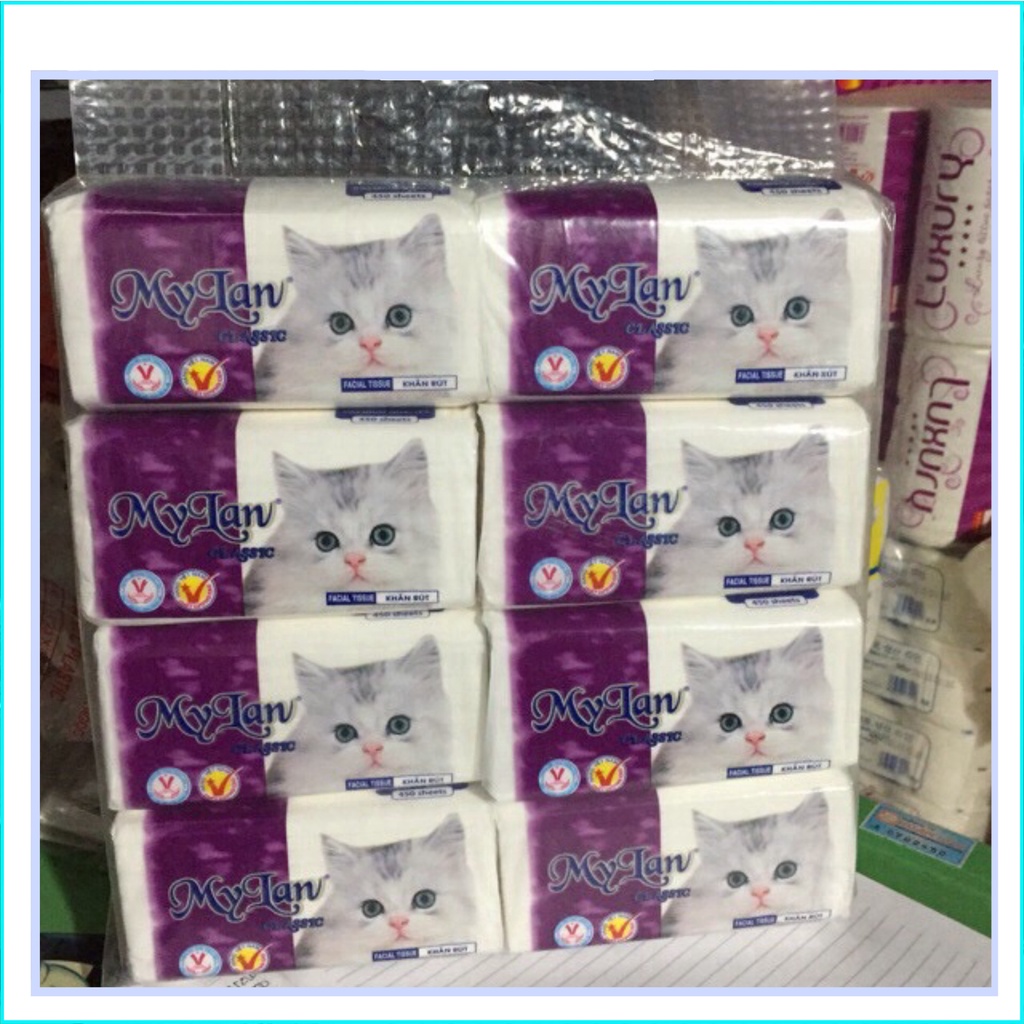 GIẤY ĂN RÚT MYLAN HÌNH  MÈO