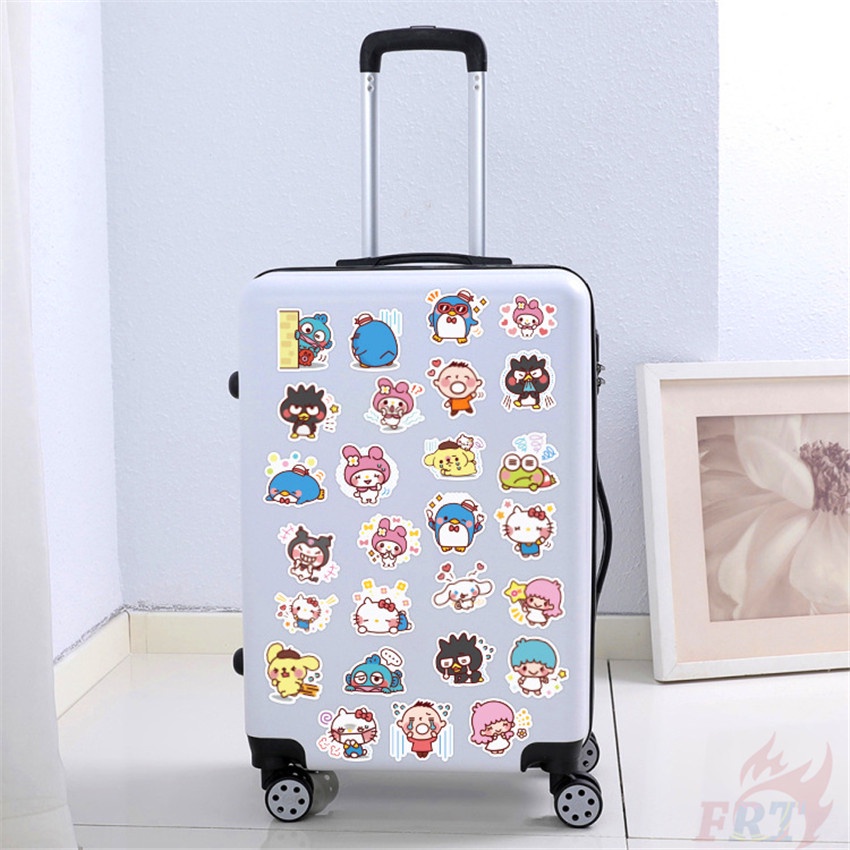 Set 80 miếng dán mini họa tiết hoạt hình Sanrio Family Series 01 chống thấm nước trang trí thủ công
