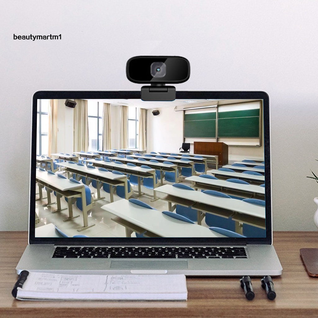 Webcam Hd 1080p Mini Cổng USB Xoay Được Cho PC