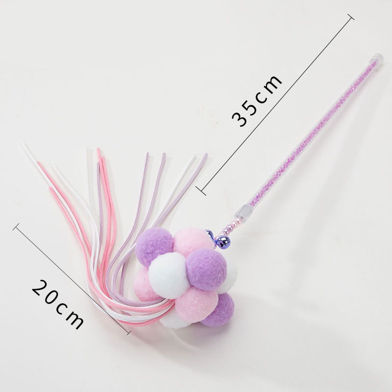 Cây Vờn Cần Câu Mèo Dây Thép Dẻo, Đồ Chơi Cho Mèo Pet Thú Cưng, Cây Vờn Vui Nhộn , Lông Vũ Nhiều Mẫu Giá Siêu Rẻ