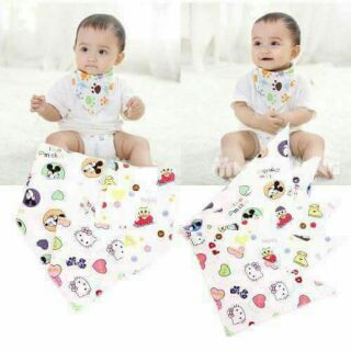 SET 10 KHĂN YẾM TAM GIÁC CHO BÉ