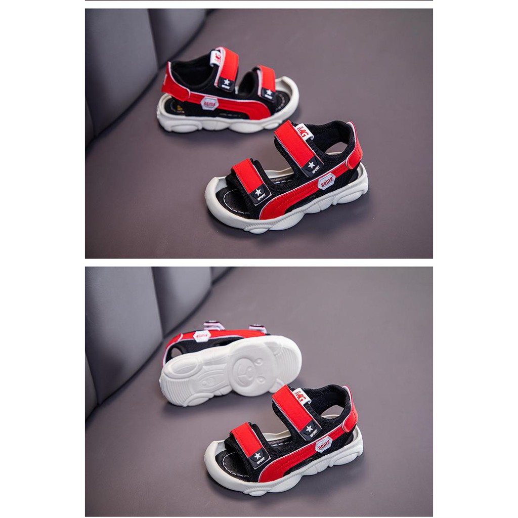 Sandal Bé Trai và bé gái Quai Hậu Mũi Cao  Chống Trơn Chống Vấp Cho Bé Từ 2-5 Tuổi - DÉP MÈO KITTY