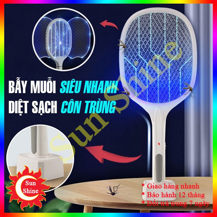 Vợt Muỗi Thông Mình Tự Động Bắt Muỗi - Đèn Bắt Muỗi