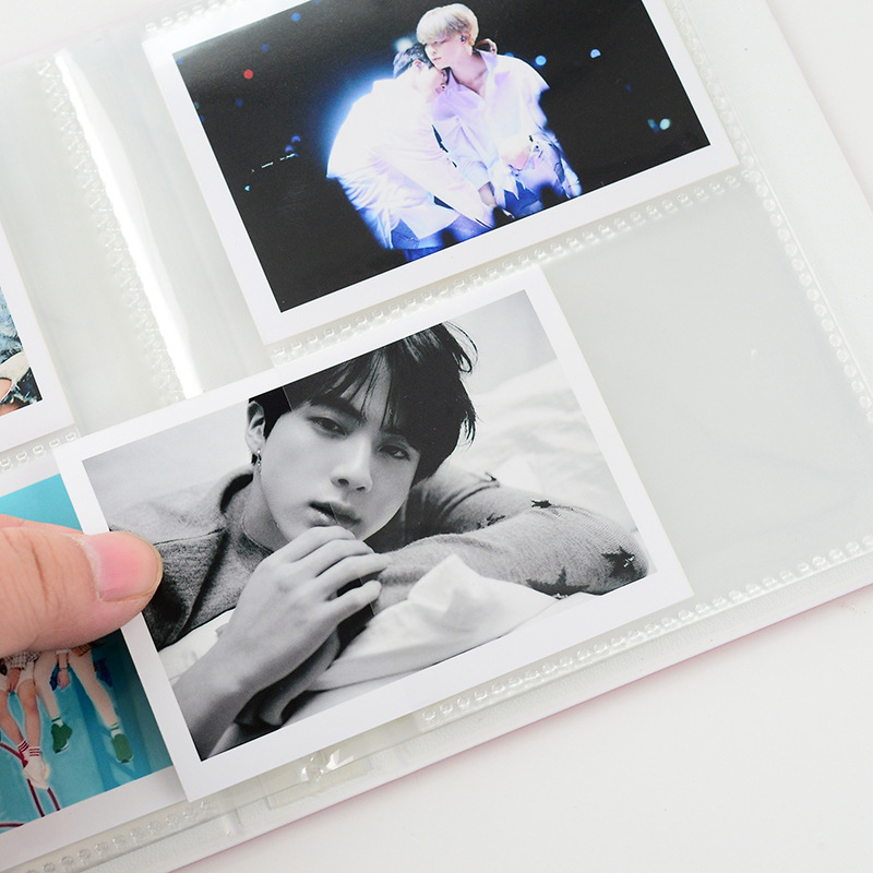 Album Ảnh 3 Inch 64 Ngăn In Hình Thần Tượng KPOP Giá Đỡ