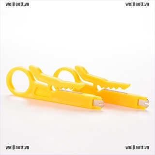 WEJT Network Connection Wire Punch Down Cutter Stripper For RJ45 Cat5 Cable Tool