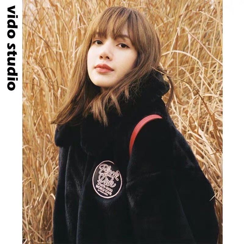 SẴN Áo khoác lông BLACKPINK