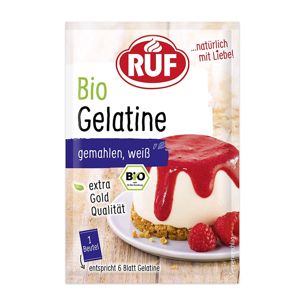 Bột Gelatin hữu cơ Ruf gói 9g