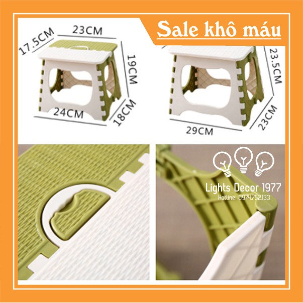 [HLSP50] Ghế Nhựa Gấp Xếp Gọn HappyHome ⚡ [SIÊU SALE] [SIÊU TIỆN] ⚡Ghế nhựa siêu tiện dụng