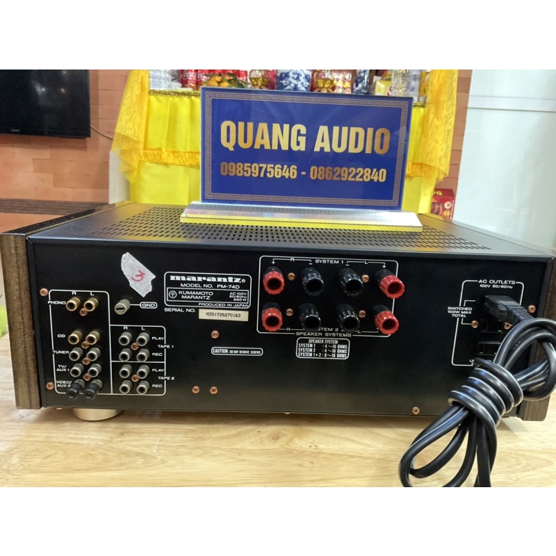 Amply Marantz PM-74D chạy 8 sò than