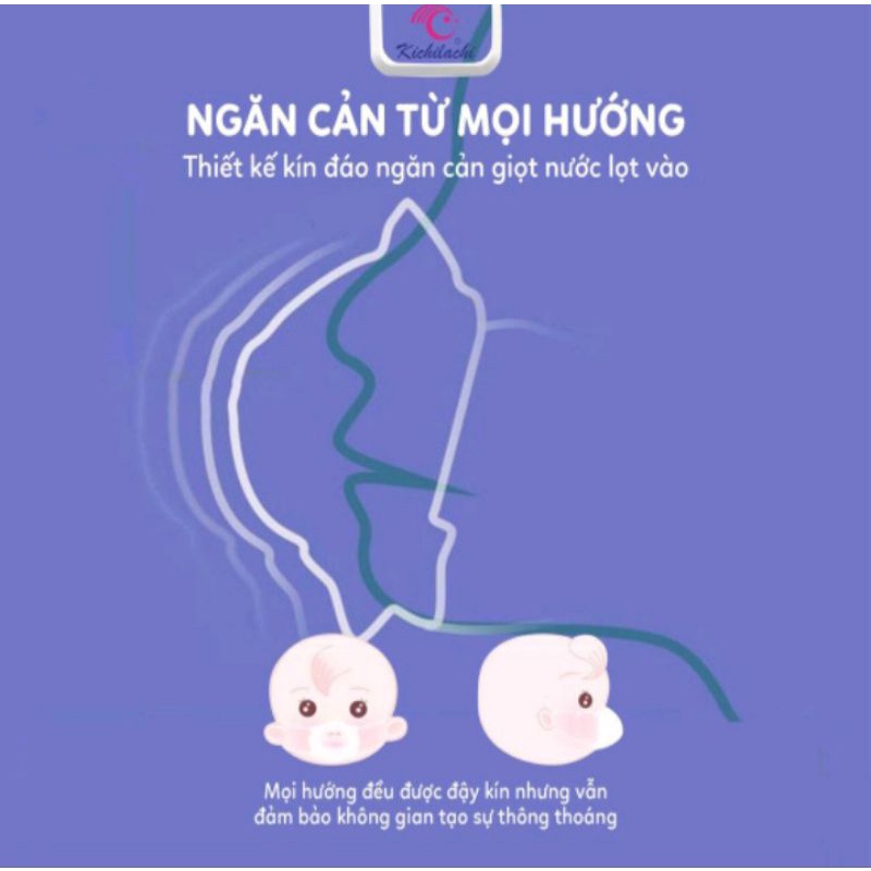 ( CÓ SẴN GiAO HỎA TỐC ) KHẨU TRANG CHO BÉ HÌNH GẤU KICHI ( 1 túi 3 cái)