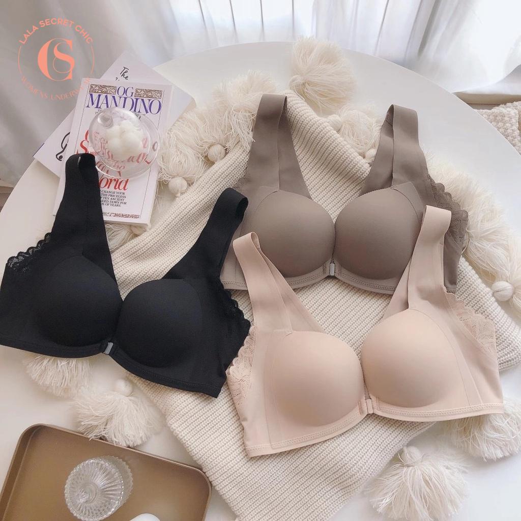 Áo ngực cài trước LALACHIC chất Su không gọng cao cấp