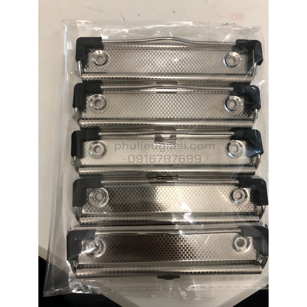 Kẹp Trình Ký Có Vân Caro Cao Cấp 12cm