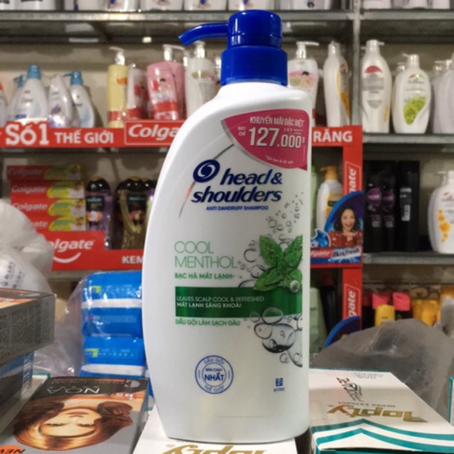 Dầu gội Head & Shoulders Sạch gàu, bạc hà mát rượi 625ml