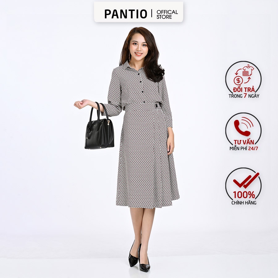 Chân váy dài hoạ tiết BJD92229 - PANTIO