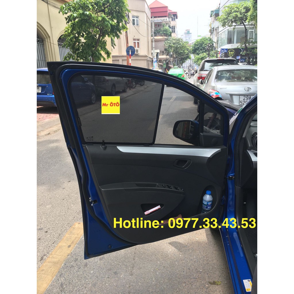 Rèm Che Nắng Xe Chevrolet Spark 2012-2020 Hàng Loại 1 Mr Ô Tô