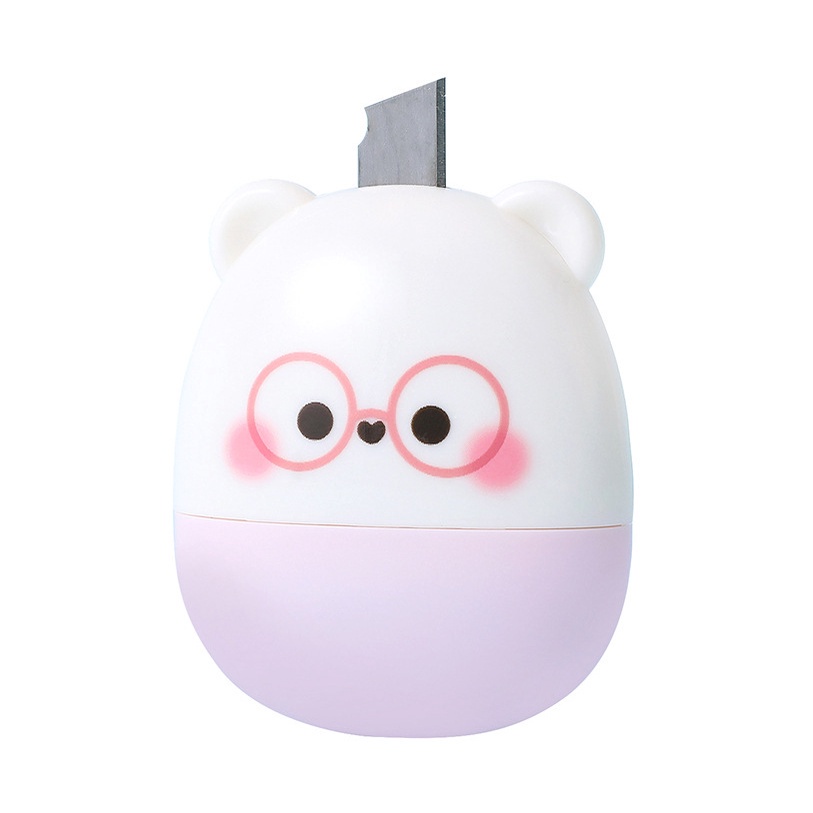 Con Lăn Mực 2IN1 Giúp Che Tên Sản Phẩm, Thông Tin Đơn Hàng , Tài Liệu Kiểu Dáng Gấu Siêu Dễ Thương K177