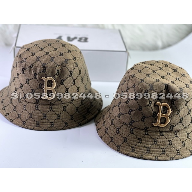 Mũ bucket tai bèo in bb thêu chữ B nói màu nâu cá tính nam nữ (nón siêu rẻ)