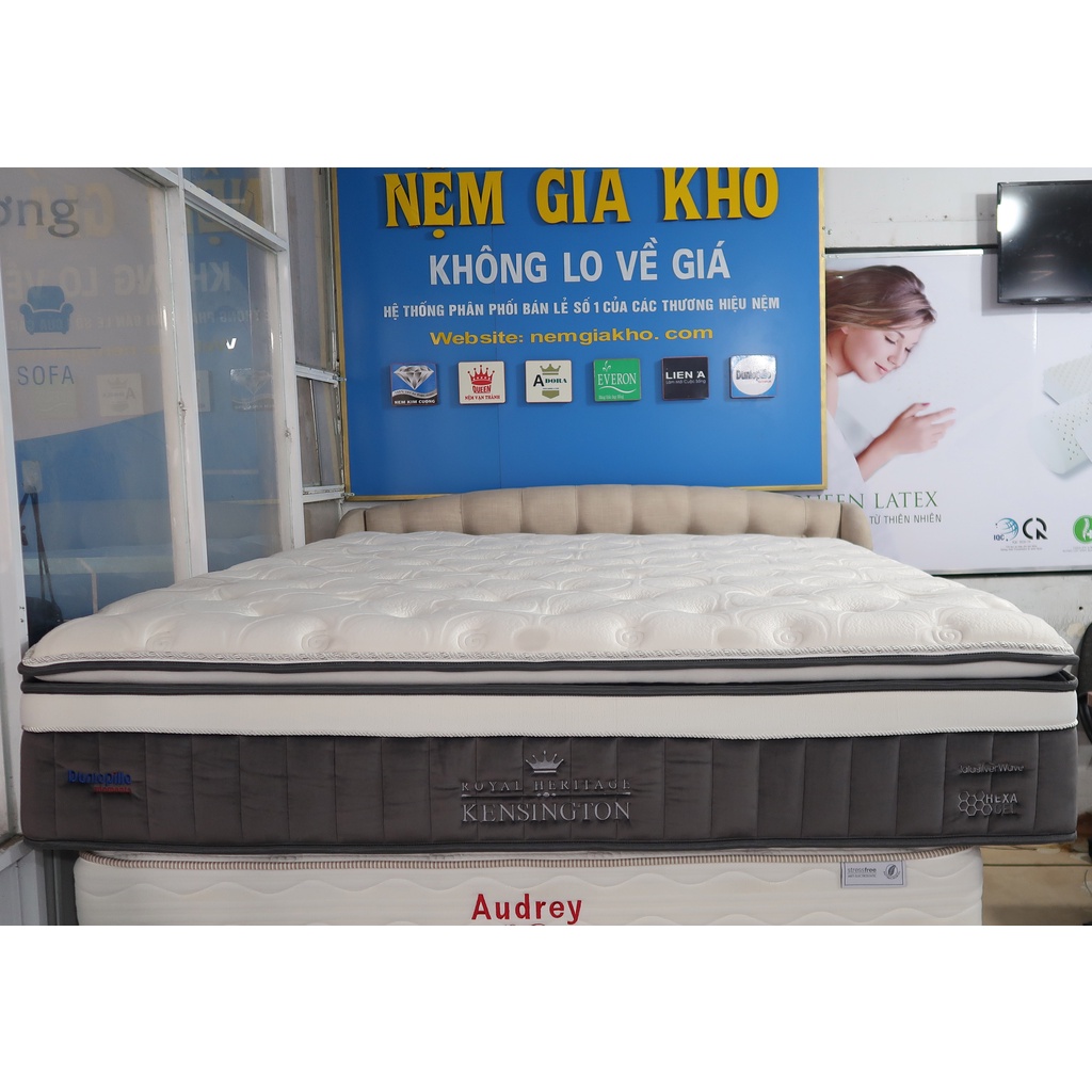 Nệm lò xo Dunlopillo Elizabeth, kháng khuẩn, êm ái, nâng đỡ tối ưu