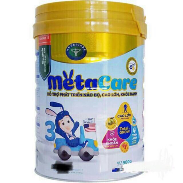 Sữa Metacare 3 lon 900g