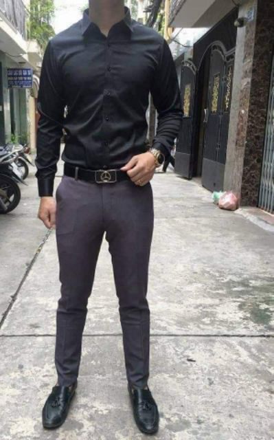 Quần âu nam vải co giãn nhẹ, ống côn vừa - QA9 | BigBuy360 - bigbuy360.vn