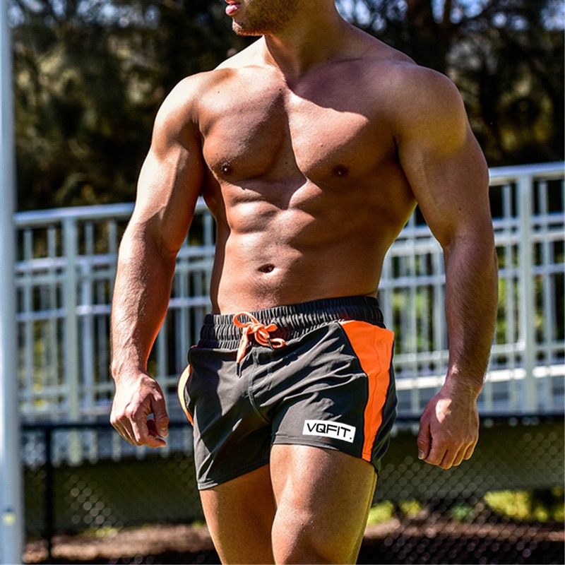 Fashion Brand Breathable Workout Gym Men Fitness Mens Bodybuilding Mesh Male Casual Shorts Comfortable Plus Size Sports Shorts