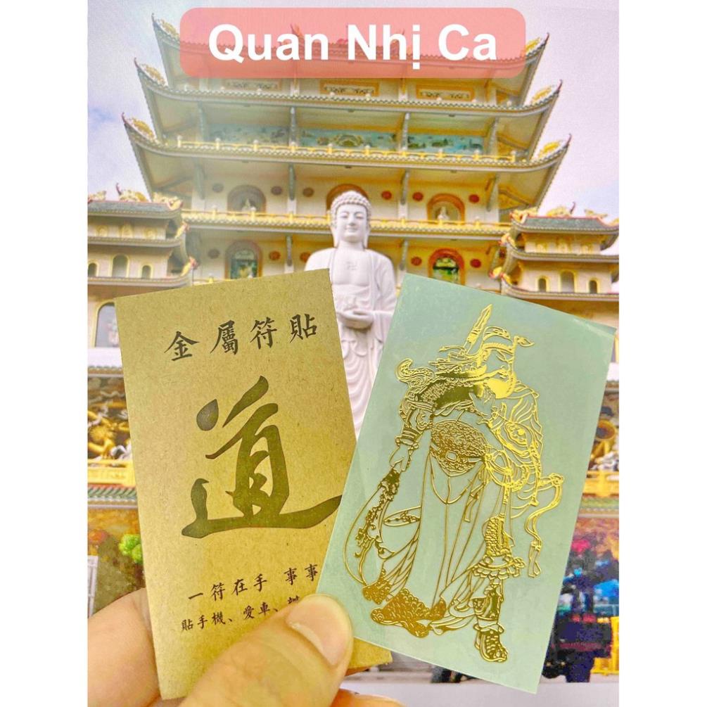 Miếng dán điện thoại, miếng dán QUANG NHỊ CA, phù tài lộc