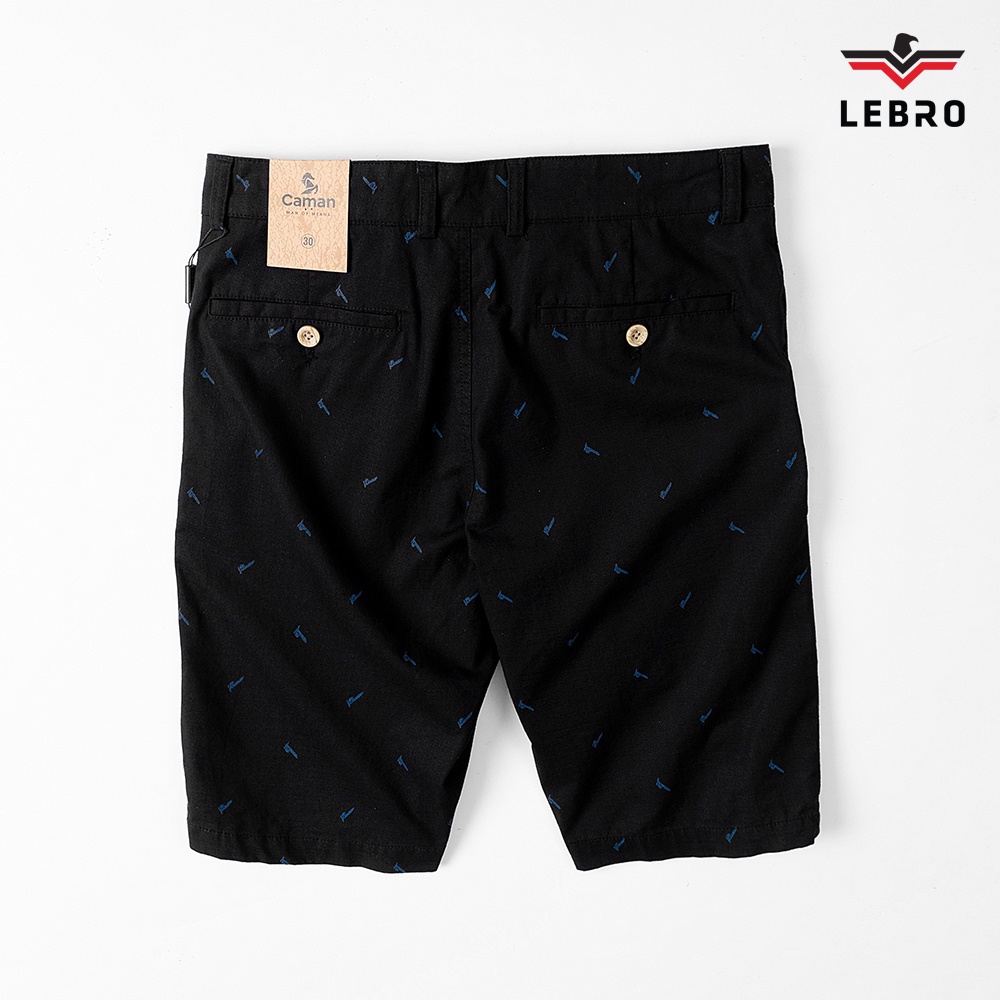 Quần short kaki nam LEBRO đùi thể thao nam chất kaki mềm cao cấp không xù màu trẻ trung cơ bản in hoạ tiết độc đáo CK01