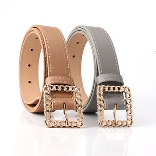 Thắt lưng khóa vuông rỗng thời trang hàn quốc cho nữ thắt lưng thời trang chain nữ dây xích nữ dây nịt