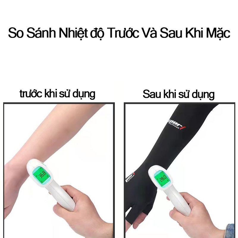 Găng Tay Chống Nắng Nam Nữ Dài SPORT/ SWAT X7 Xỏ Hở Ngón Chống Tia UV Mùa Hè Có Vân Chống Trượt