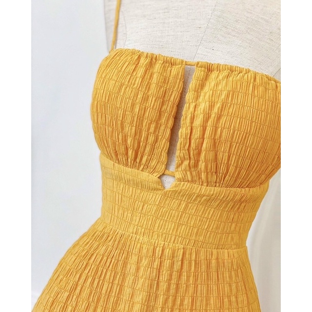Đầm maxi (có bigsize) Lyn hở lưng đi biển dạo phố chụp hình sống ảo cực đỉnh kèm clip và ảnh thật ph