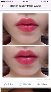 Son dưỡng môi ,bền màu Vacci  💯 hàng Hàn Quốc