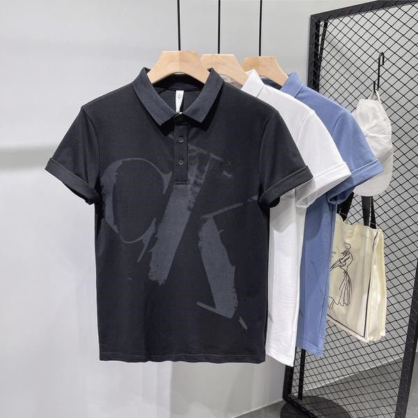 Áo Thun Polo Tay Ngắn In Chữ Trẻ Trung Hợp Thời Trang Cho Nam