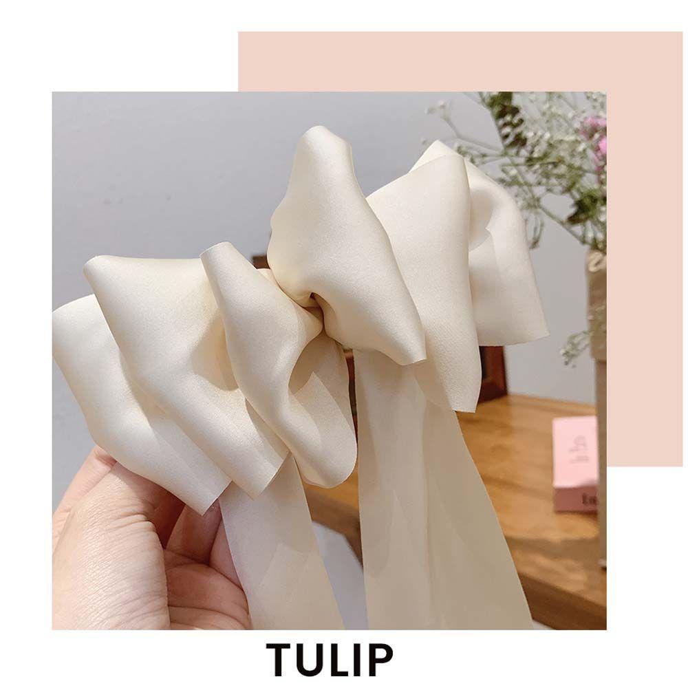 Kẹp Tóc Hình Nơ Sợi To Thời Trang Cho Nữ