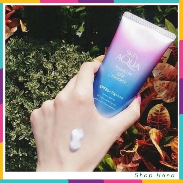 [KEM 80Gr] Kem Chống Nắng Skin Aqua Tone up UV SPF 50+ PA++++ Kiềm dầu, Nâng tông 80gr Nội địa Nhật HNH018