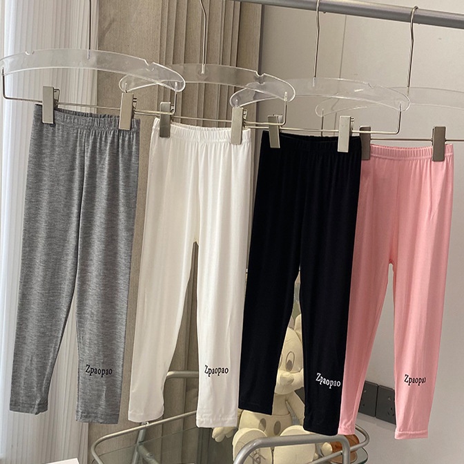 Quần Legging Mỏng Xinh Xắn Thoáng Mát Cho Bé Gái