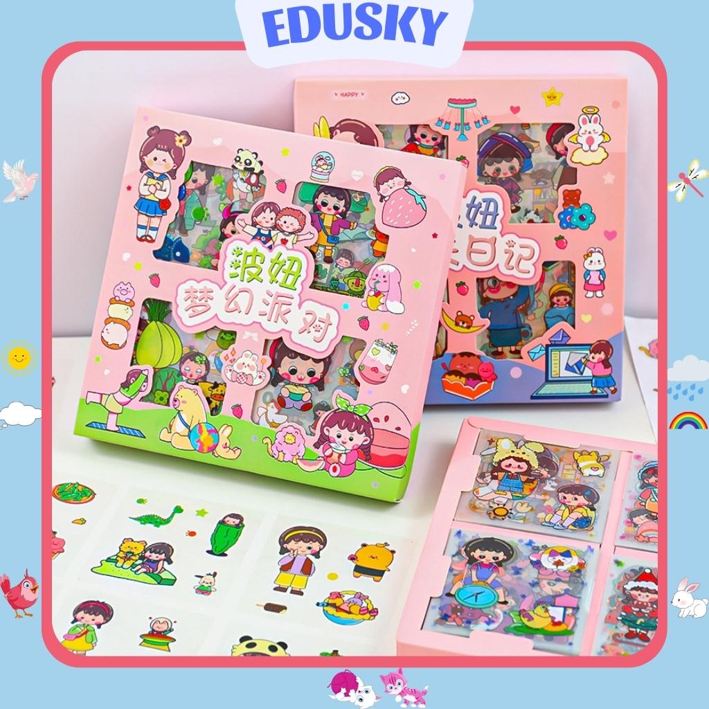 50 Nhãn Dán Sticker Tập Sách Vở Học Sinh - MixASale