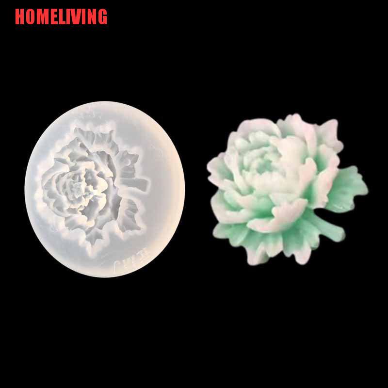 Khuôn Silicone Làm Bánh / Xà Phòng Hình Hoa Hồng Nở Sáng Tạo