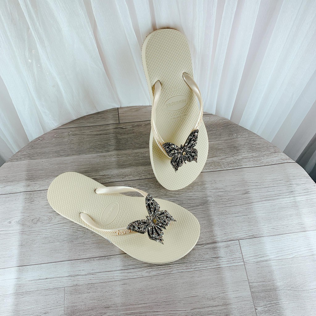 Dép kẹp ngón nơ bướm siêu xinh - w89
