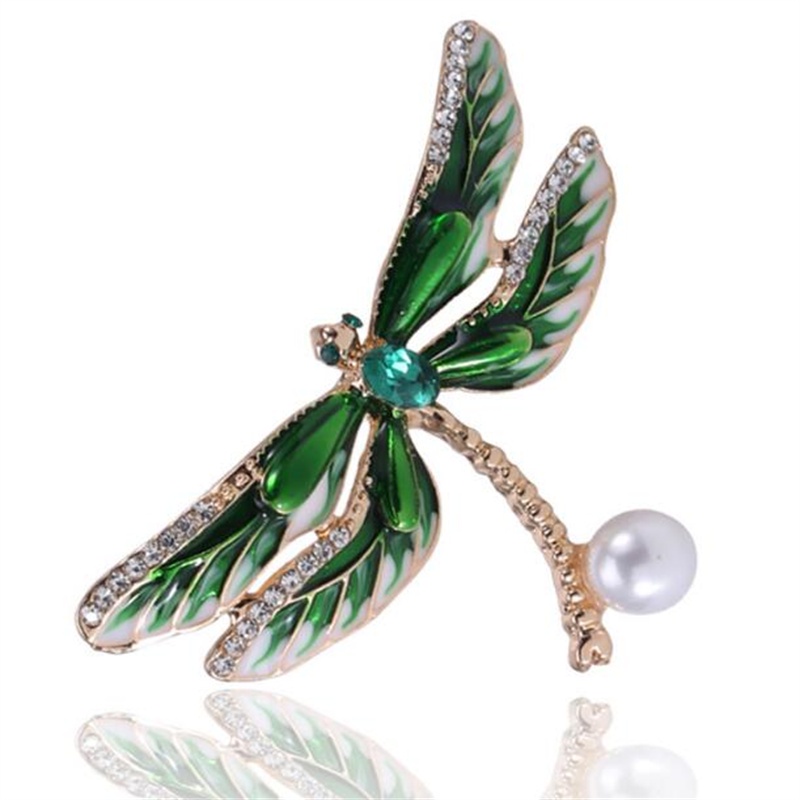 Thời Trang Ghim Cài Áo Hình Bọ Cánh Cứng Đính Đá Cá Tính